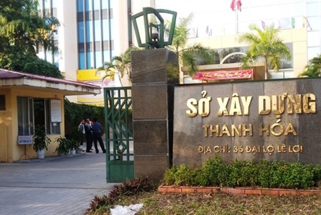 Sở Xây dựng tỉnh Thanh Hóa nơi bà Trần Vũ Quỳnh Anh từng công tác. Ảnh: IE