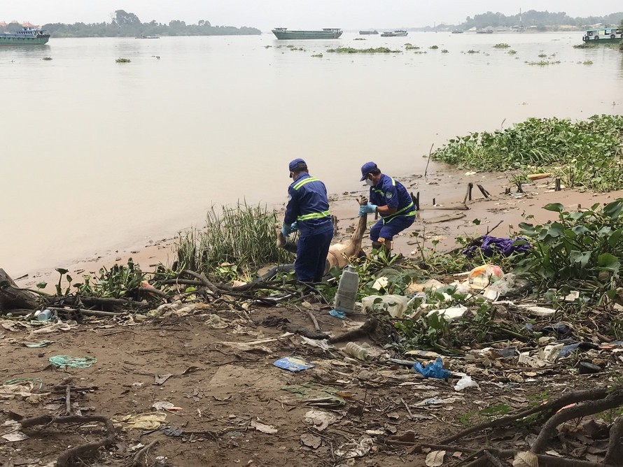 Kinh hãi phát hiện thi thể phân hủy trôi trên sông Đồng Nai