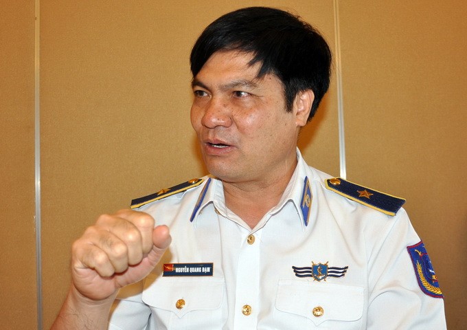Tư lệnh Cảnh sát biển Việt Nam Nguyễn Quang Đạm.