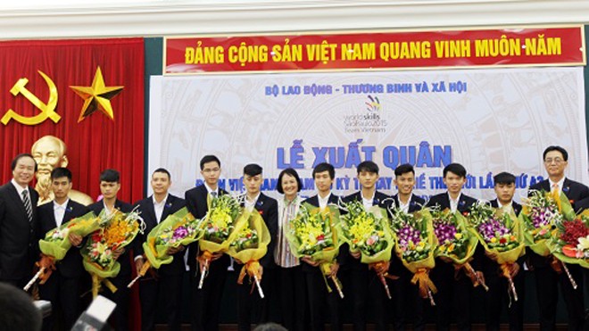 Đoàn Việt Nam tham dự Kỳ thi tay nghề Thế giới lần thứ 43 tại São Paulo, Brazil.