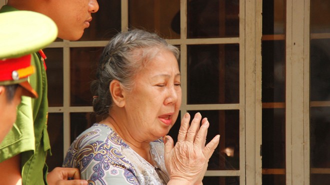 Bị cáo Nguyễn Thị Hương tại phiên tòa. Ảnh: Tân Châu
