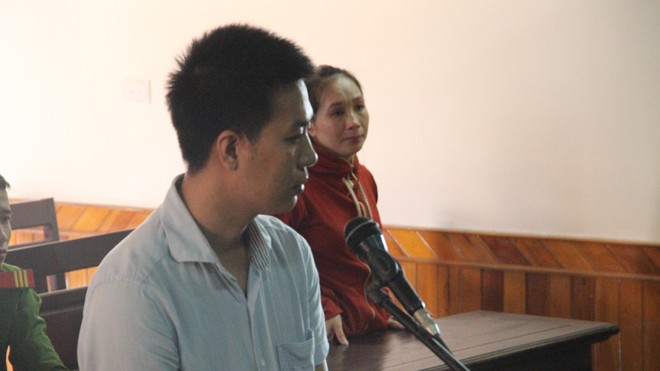 Nguyễn Tiến Quân tại phiên tòa.