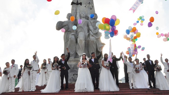Cần Thơ lần đầu tổ chức lễ cưới tập thể quy mô toàn quốc 