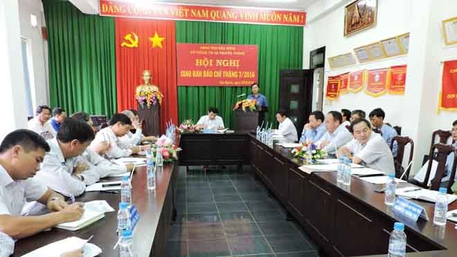 Hội nghị giao ban báo chí tại tỉnh Đắk Nông 