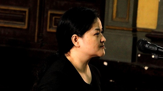 Bị cáo Donna Buenagua Mazon tại tòa ngày 16/8. Ảnh: Tân Châu