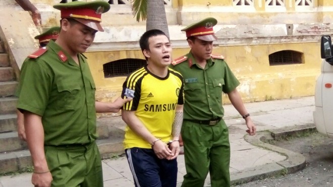 Dương Tuấn Khang tại phiên tòa phúc thẩm ngày 22/8. Ảnh: Tân Châu
