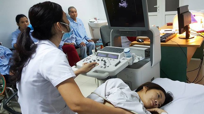 Bệnh nhân H. đang được điều trị tại bệnh viện ĐK Nghệ An.