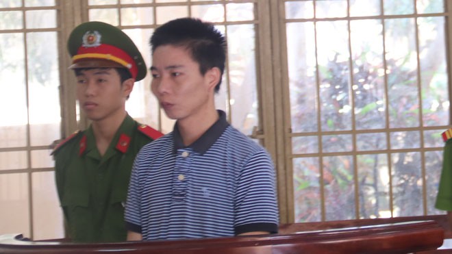Bị cáo Trương Vĩnh Quốc tại tòa