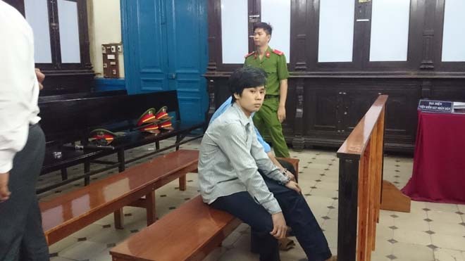 Trần Anh Dũng tại phiên tòa phúc thẩm ngày 8/6. Ảnh: Tân Châu