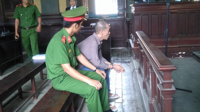 Nguyễn Thảo tại tòa ngày 16/8. Ảnh: Tân Châu