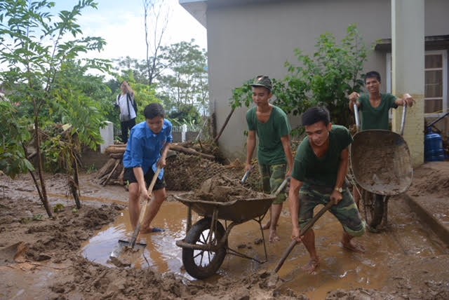 Tỉnh đoàn Yên Bái kêu gọi đoàn viên thanh niên khắc phục hậu quả mưa lũ
