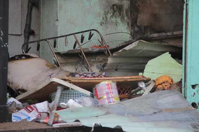 Hiện trường vụ cháy nhà ở Sài Gòn khiến 2 bà cháu tử vong