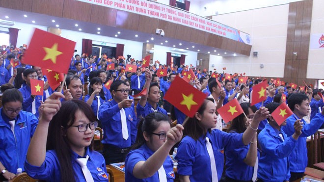Đại hội Đại biểu Đoàn TNCS Hồ Chí Minh TP Đà Nẵng diễn ra từ ngày 26/10 đến 28/10 với sự tham gia của 280 đại biểu. Ảnh: Giang Thanh