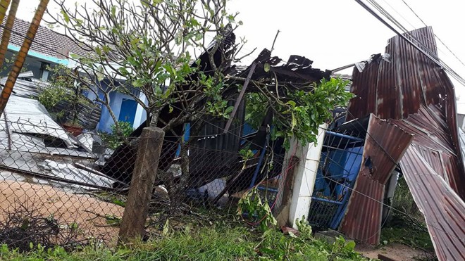 Bão số 12 gây thiệt hại nặng nề tại Phú Yên 