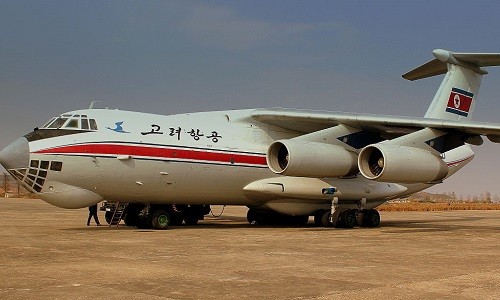 Một chiếc máy bay vận tải Il-76 của Triều TIên. Ảnh: Aiviationist.