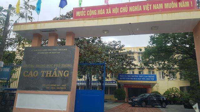 Trường THPT Cao Thắng, nơi xảy ra sự việc thầy giáo dạy thể dục nói những lời khiếm nhã với nữ sinh lớp 10
