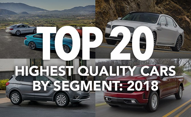 Những mẫu xe có chất lượng tốt nhất theo từng phân khúc năm 2018 