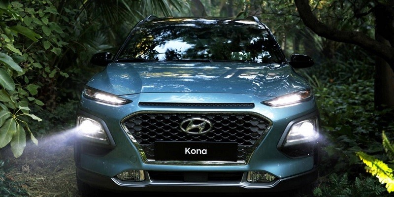 Hyundai Kona 2018 được đánh giá an toàn cao hơn nhờ cái thiện đèn pha.