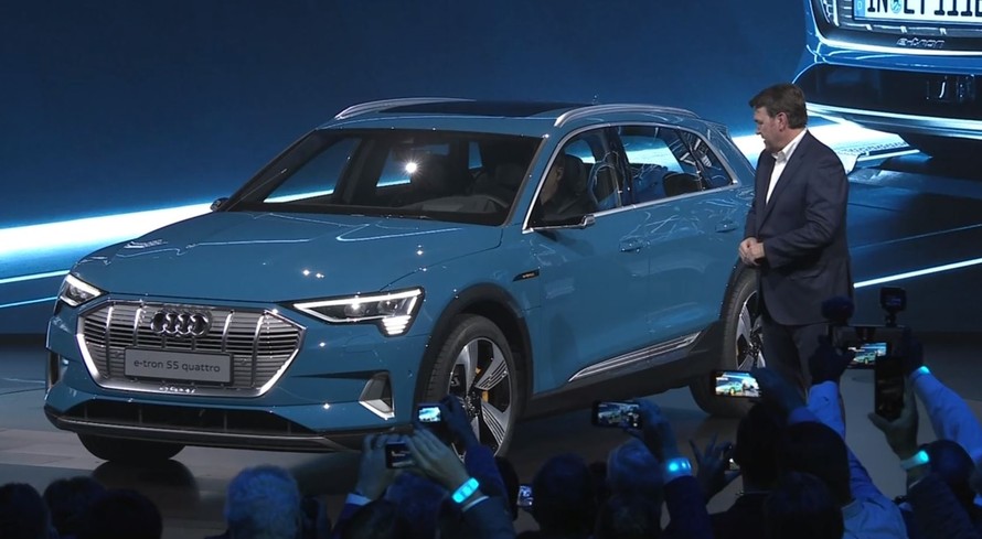 Audi e-tron ra mắt tại San Francisco.