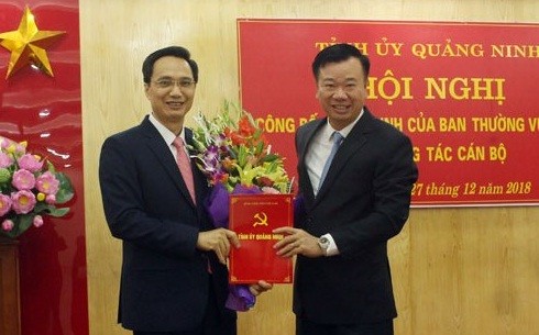 Điều động, bổ nhiệm nhân sự tỉnh Quảng Ninh.