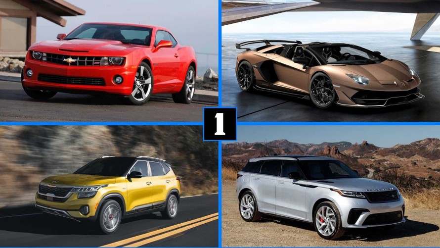 Top 10 mẫu xe được xem nhiều nhất trên Youtube