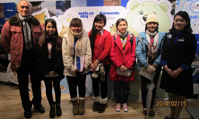 Sinh viên LHU học tập thực tế tại Công ty Panasonic - Thương hiệu điện tử nổi tiếng tại Nhật Bản.