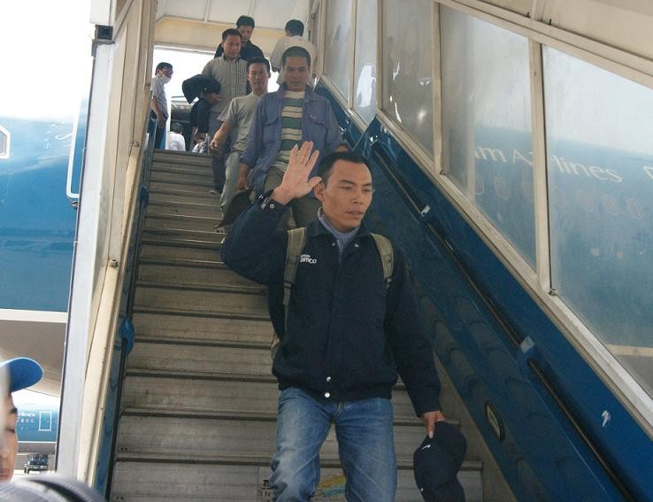186 lao động Việt Nam ở Libya đã về nước an toàn.