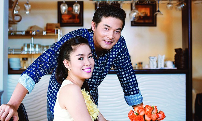 Quách Ngọc Ngoan và diễn viên Lê Phương khi còn hạnh phúc.