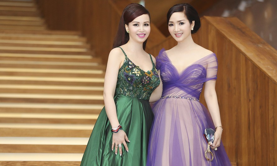 Hoa hậu Diệu Hoa và Giáng My đều là những người bạn thân thiết của NTK Hoàng Hải.