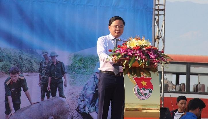 Anh Nguyễn Anh Tuấn – Bí thư Trung ương Đoàn TNCS HCM kêu gọi thanh niên toàn quốc tham gia tuyên truyền phòng chống tai nạn bom mìn. 