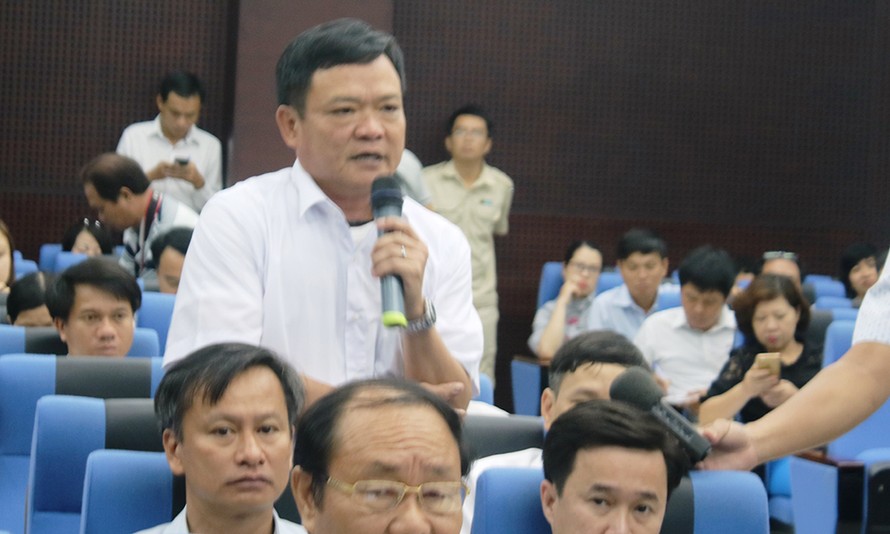 Ông Nguyễn Hữu Thiết, Phó chủ tịch UBND quận Liên Chiểu. Ảnh Nguyễn Thành.