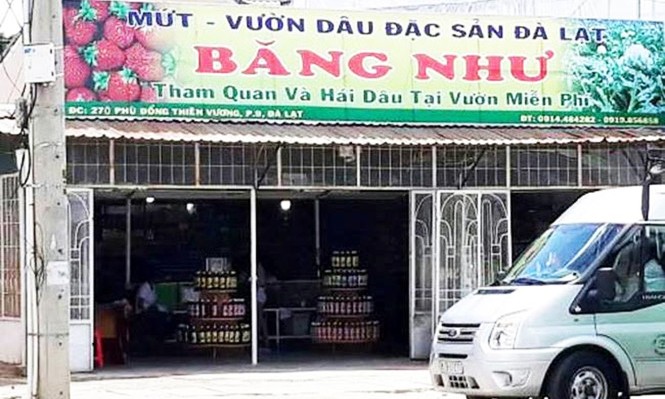 Cơ sở kinh doanh Băng Như vừa bị xử phạt.