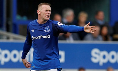 Rooney đã có hai bàn cho Everton tại Ngoại hạng Anh mùa này. Ảnh: Reuters.
