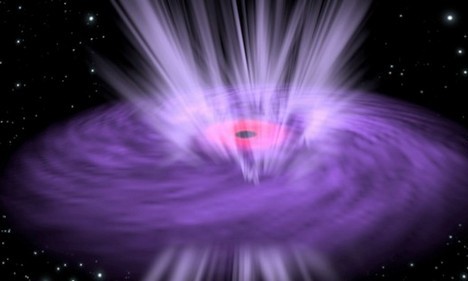 Các nhà khoa học tham gia vào các mô hình lỗ đen phát xạ nguồn năng lượng mạnh.