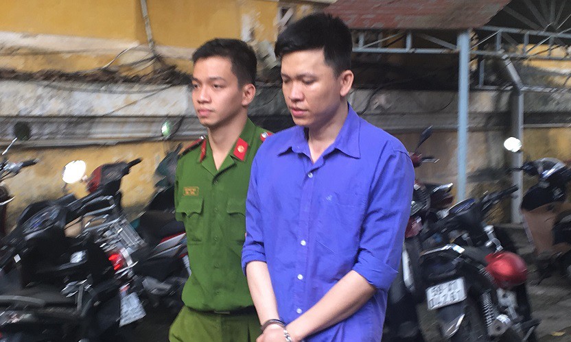 Nguyễn Hữu Phước tại tòa ngày 26/9. Ảnh: Tân Châu.