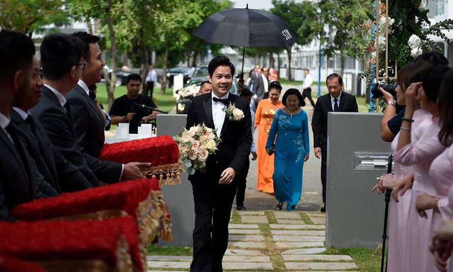 Những hình ảnh độc quyền về đám cưới Hoa hậu Thu Thảo
