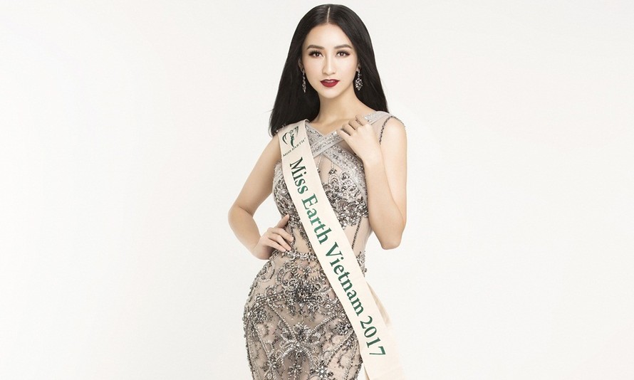 Hà Thu lọt top 10 thí sinh được yêu thích ở Miss Earth 2017