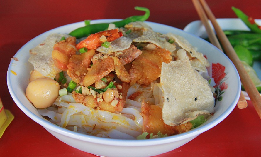 Mì Quảng là một trong những món ăn đặc trưng của người dân Quảng Nam – Đà Nẵng được giới thiệu tới các đại biểu APEC. Ảnh: Thanh Trần.