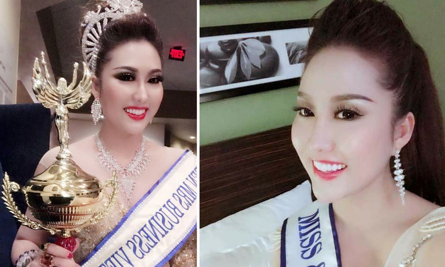Phi Thanh Vân vừa đăng quang Hoa hậu Doanh nhân gốc Việt 2017 tại Mỹ.