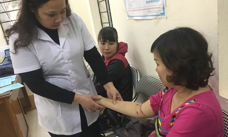 Trong sáng 8/1, đã có 22 người đến Trung tâm Y tế dự phòng tỉnh Lạng Sơn tiêm phòng dại.