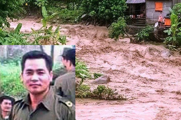 Liệt sĩ Thao Văn Súa, hy sinh khi đi nắm bắt tình hình mưa lũ trong cơn bão số 3. (Ảnh: Vietnamnet).