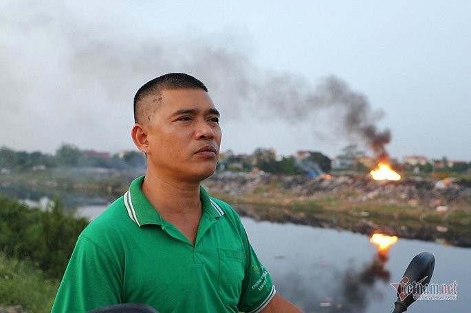 Anh Nguyễn Thanh Bình (người dân thôn Nhuệ Giang).