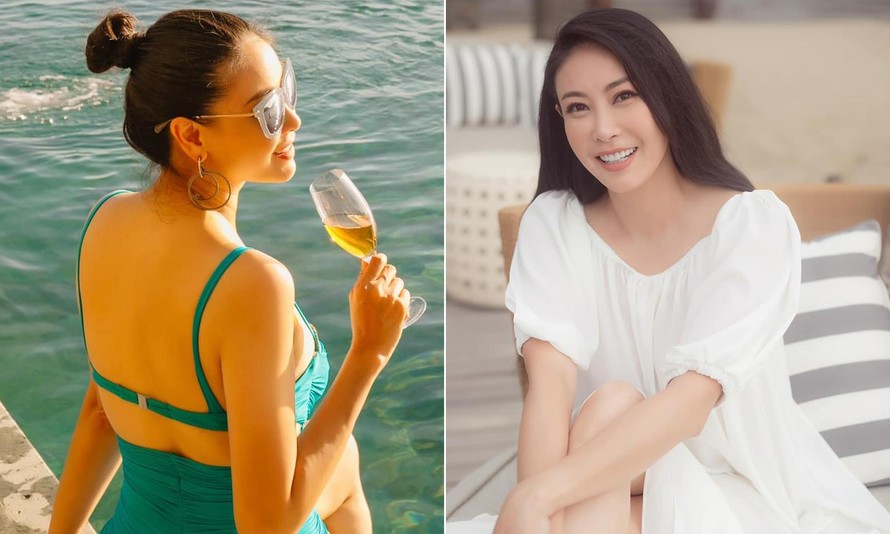 Hoa hậu Hà Kiều Anh diện bikini nóng bỏng, rạng rỡ đón sinh nhật tuổi 45 