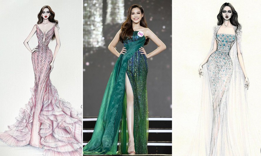 Khả Trang rạng rỡ đọ váy xẻ tà tại Hoa hậu Siêu quốc gia | Tin tức Online