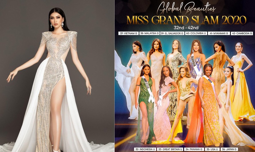 Á hậu Ngọc Thảo dừng chân ở vị trí 37 tại giải Miss Grand Slam 2020 khiến fans tiếc nuối