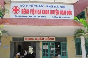 Bệnh viện Đa khoa Hoài Đức, nơi xảy ra sai phạm