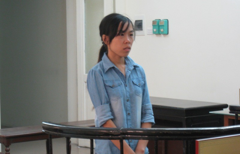 Bị cáo Hán Thị Kim Dung tại tòa.