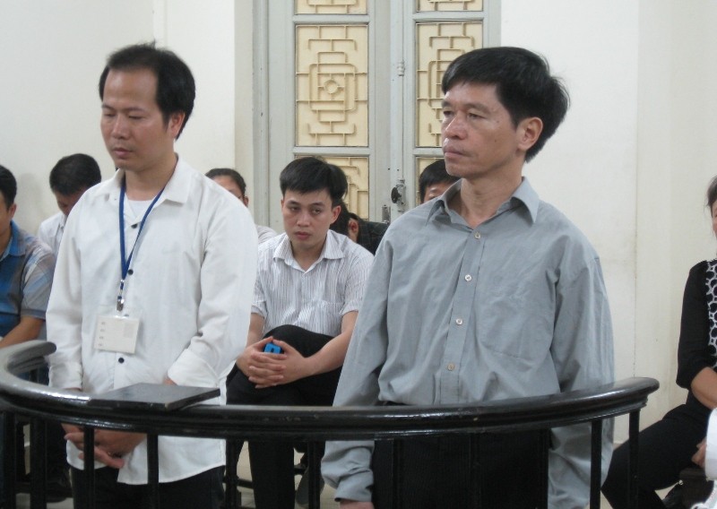 "Cặp bài trùng" Hải - Khanh trong phiên xử ngày 2/6.