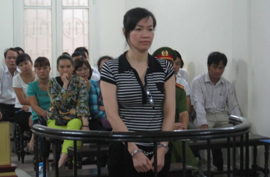 Bị cáo Nguyễn Hồng Anh tại tòa.