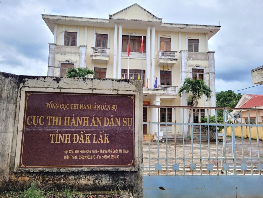 Trụ sở Cục THADS tỉnh Đắk Lắk